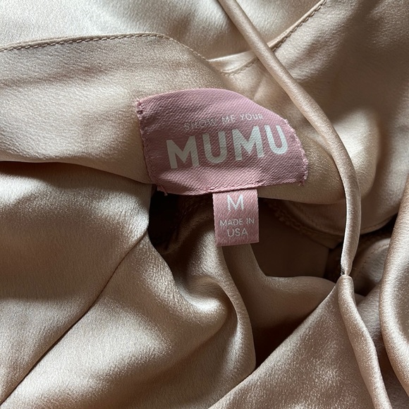 Show Me Your Mumu Tuscany Maxi Slip Women's Medium Champagne Luxe - Picture 6 of 11